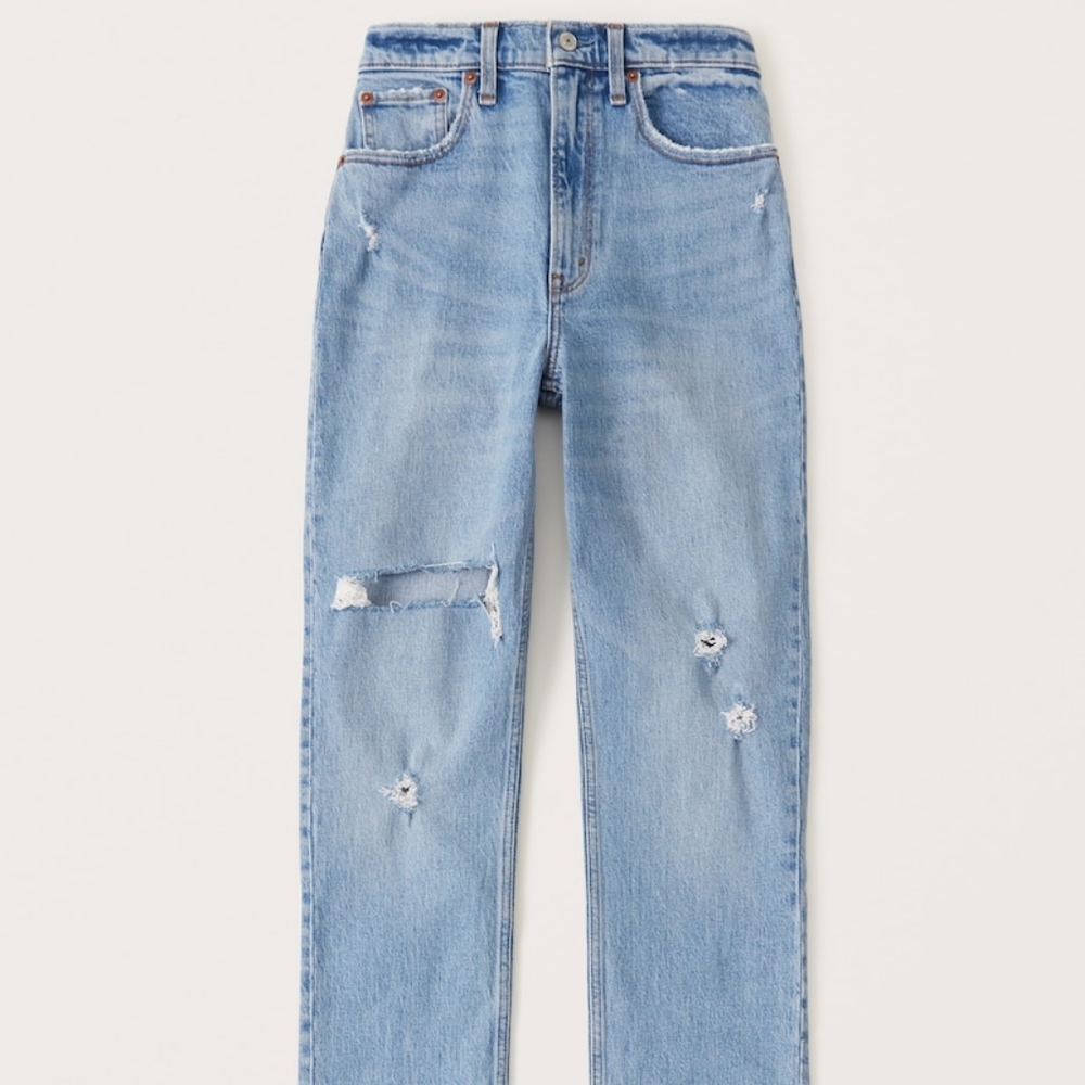 Abercrombie and Fitch NWT '90s Ultra High Rise Straight Jeans